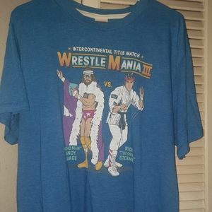 Wwe homage wrestlemania 3 macho man vs Ricky the dragon steamboat shirt